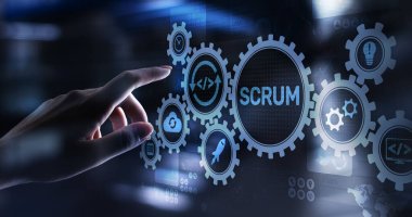 SCRUM, Çevik Gelişim Metodolojisi, Programlama ve Uygulama Tasarım Teknolojisi Sanal Ekran Konsepti.
