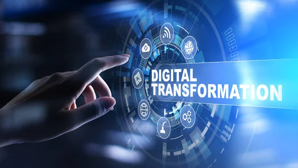 Digital transformation, disruption, innovation. Business and modern technology concept. — Stock Photo, Image