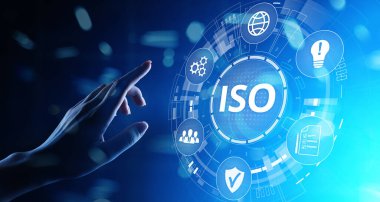 ISO standartları kalite kontrol teminatı garanti iş teknolojisi kavramı