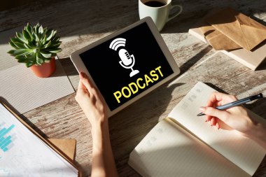 Podcast - ses veya video kayıtları, TV veya radyo yayınları, dersler, konuşmalar ve diğer etkinlikler.