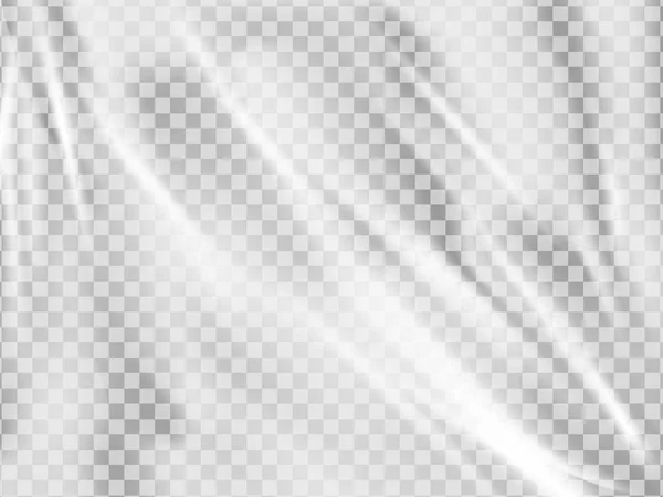 Gerçekçi plastik ambalaj dokusu. Gerilmiş polietilen kapağı.