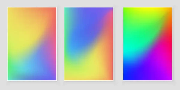 Bright colors gradient gradient background.Bright gradient background set for mobile applications.