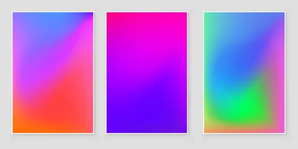 Bright colors gradient gradient background.Bright gradient background set for mobile applications.