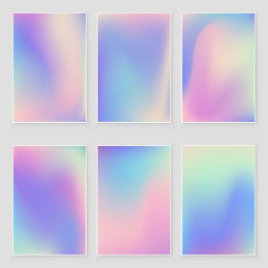 Soyut bulanık Holografik degrade arka plan 