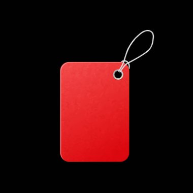 Kırmızı etiket. Satış promosyon, düşük fiyat teklifi.