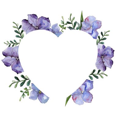 Renkli keten. Botanik çiçek. Çerçeve kenarlığı süsleme Meydanı.