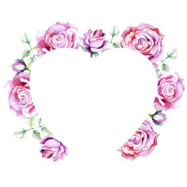 Narin pembe gül. Botanik çiçek. Çerçeve kenarlığı süsleme Meydanı.