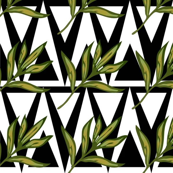 Квітка Півонії Векторному Стилі Безшовний Візерунок Тла Тканинні Шпалери Друкують — стоковий вектор