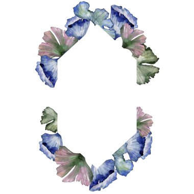 Ginkgo suluboya tarzında bırakır. Çerçeve kenarlığı süsleme Meydanı. Aquarelle yaprak için arka plan, doku, sarıcı desen, çerçeve veya kenarlık.