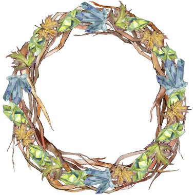 Akçaağaç yaprağı. Yaprak bitki botanik bahçe çiçek yaprakları. Çerçeve kenarlığı süsleme Meydanı.