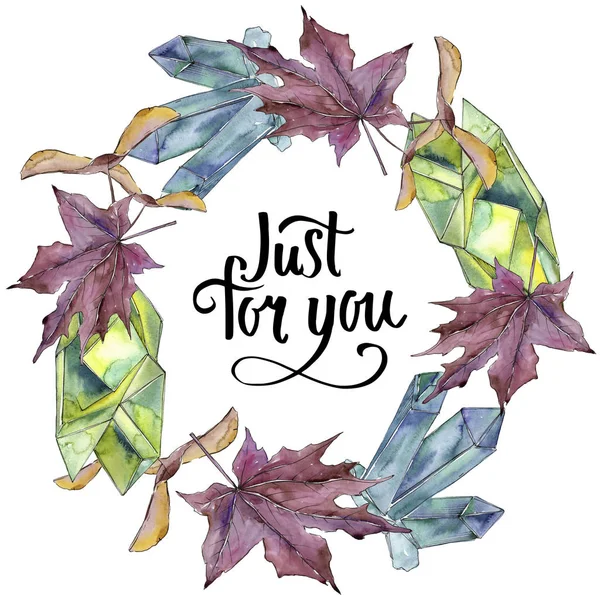 Akçaağaç yaprağı. Yaprak bitki botanik bahçe çiçek yaprakları. Çerçeve kenarlığı süsleme Meydanı.