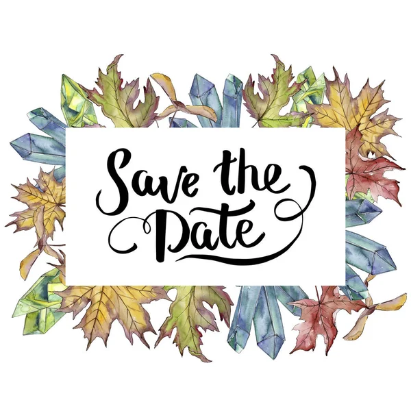 Akçaağaç yaprağı. Yaprak bitki botanik bahçe çiçek yaprakları. Çerçeve kenarlığı süsleme Meydanı.