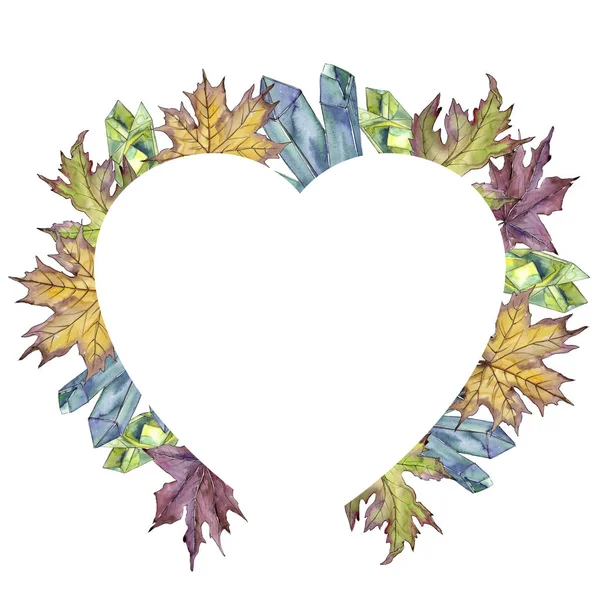 Akçaağaç yaprağı. Yaprak bitki botanik bahçe çiçek yaprakları. Çerçeve kenarlığı süsleme Meydanı.