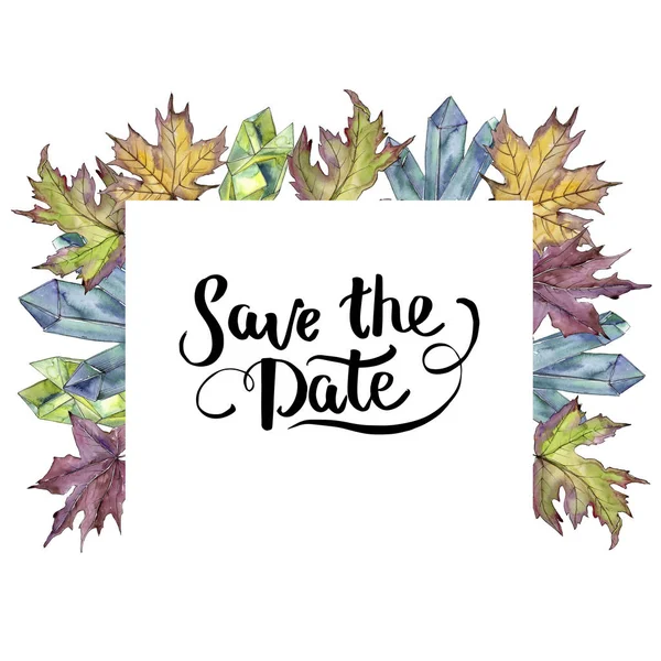 Akçaağaç yaprağı. Yaprak bitki botanik bahçe çiçek yaprakları. Çerçeve kenarlığı süsleme Meydanı.