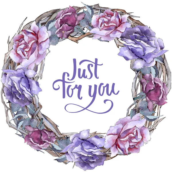 Renkli gül. Botanik çiçek. Çerçeve kenarlığı süsleme Meydanı.