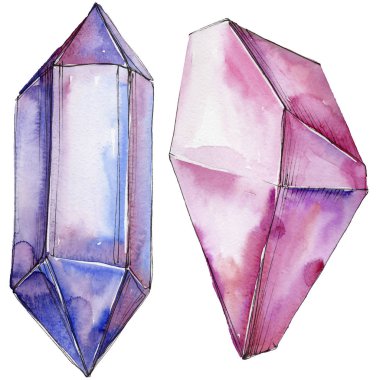 Renkli elmas taş takı maden.