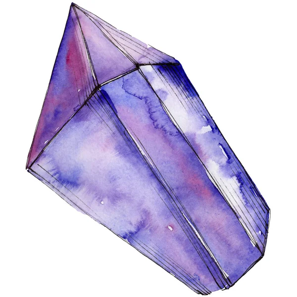 紫色钻石岩石首饰矿物. — 图库照片