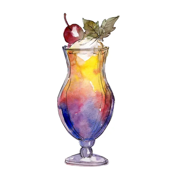 Sex Beach Bar Party Cocktail Drink Isolated Illustration Element Aquarelle — Stock Photo, Image