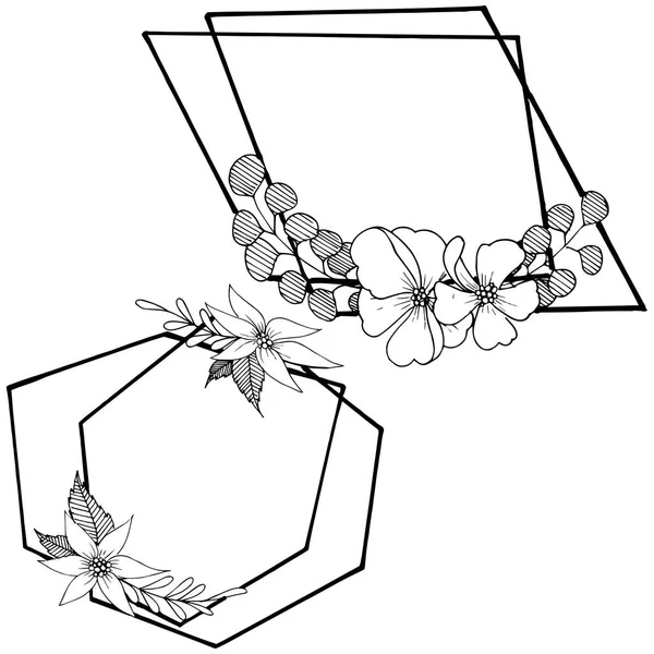 Vector Diamante Roca Joyería Mineral Elemento Ilustración Aislado Cuarzo Geométrico — Vector de stock