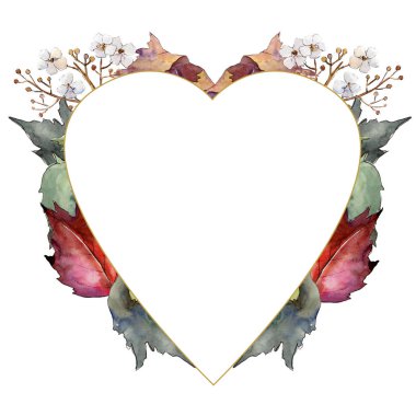 Suluboya sarı Kartopu çiçeği yaprağı. Yaprak bitki botanik bahçe çiçek yaprakları. Çerçeve kenarlığı süsleme Meydanı. Aquarelle yaprak için arka plan, doku, sarıcı desen, çerçeve veya kenarlık.