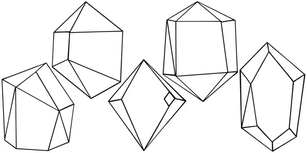 Vector geometrische vorm. Geïsoleerde illustratie element. Mozaïek vorm. — Stockvector