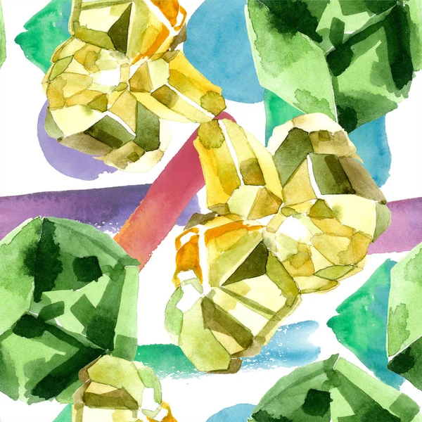 绿色钻石岩石首饰矿物 无缝的背景图案 织物墙纸打印纹理 几何石英多边形水晶石马赛克形状紫水晶宝石 — 图库照片
