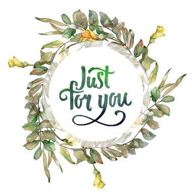 Sonbahar yeşil akasya bırakır. Yaprak bitki botanik bahçe çiçek yaprakları. Çerçeve kenarlığı süsleme Meydanı.