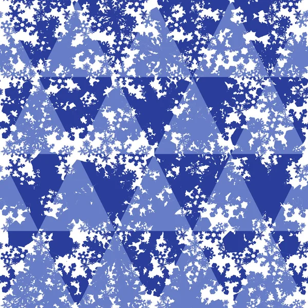 Set Hand Drawn Watercolor Snowflakes White Background Seamless Background Pattern — Stock Photo, Image