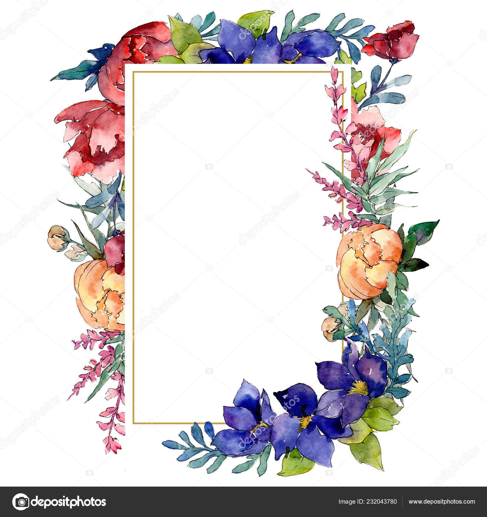pic Background Red And Blue Flower Border https depositphotos com 232043780 stock photo red orange and blue bouquet html