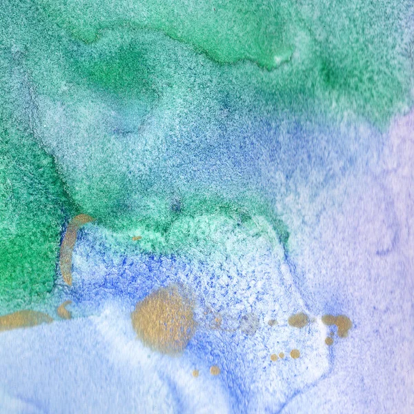 Abstract aquarel papier splash vormen geïsoleerd tekening. Illustratie aquarelle voor achtergrond. — Stockfoto