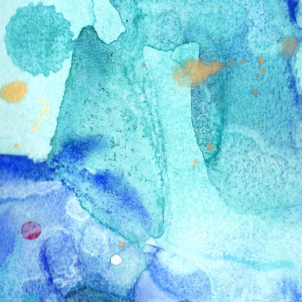 Astratto acquerello carta schizzi forme disegno isolato. Illustrazione acquarello per sfondo . — Foto Stock