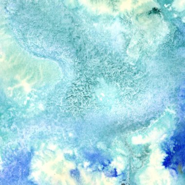 Soyut suluboya kağıdı sıçrama şekilleri çizim izole. Resimde aquarelle arka planı için.