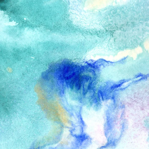Abstrakte Aquarellpapier Spritzformen isolierte Zeichnung. Illustration Aquarell für Hintergrund. — Stockfoto