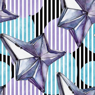 Moda kroki glamour çizimde bir suluboya stil izole öğesi. Sorunsuz arka plan deseni.