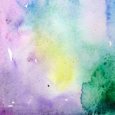 Soyut suluboya kağıdı sıçrama şekilleri çizim izole. Resimde aquarelle arka planı için.