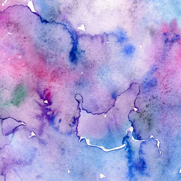 Soyut suluboya kağıdı sıçrama şekilleri çizim izole. Resimde aquarelle arka planı için.