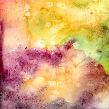 Soyut suluboya kağıdı sıçrama şekilleri çizim izole. Resimde aquarelle arka planı için.