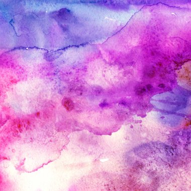 Soyut suluboya kağıdı sıçrama şekilleri çizim izole. Resimde aquarelle arka planı için.
