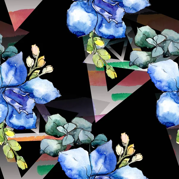 Mazzi di peonia fiori botanici floreali. Acquerello sfondo illustrazione set. Modello di sfondo senza soluzione di continuità . — Foto Stock