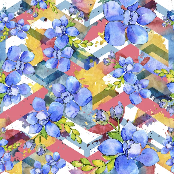 Bukiet Kwiatów Botaniczny Składu Wildflower Liść Wiosna Dzikiego Akwarela Ilustracja — Zdjęcie stockowe