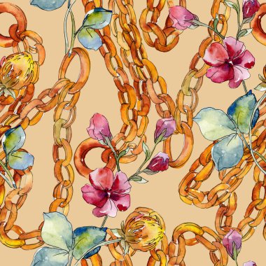 Moda kroki çizim suluboya tarzında yazdırır. Suluboya arka plan ayarlamak. Sorunsuz arka plan deseni.