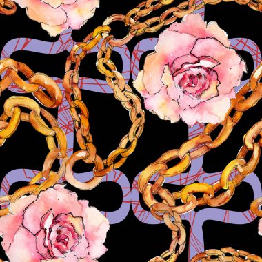 Moda kroki çizim suluboya tarzında yazdırır. Suluboya arka plan ayarlamak. Sorunsuz arka plan deseni.