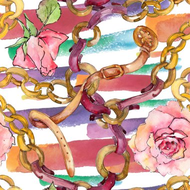 Moda kroki çizim suluboya tarzında yazdırır. Suluboya arka plan ayarlamak. Sorunsuz arka plan deseni.