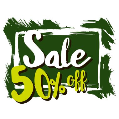 İndirim etiketli vektör satış etiketi. Promosyon kupon perakende toplama afiş.