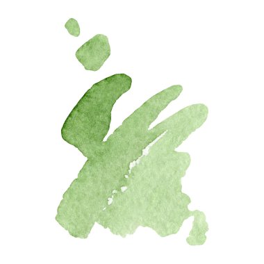 Soyut suluboya kağıdı sıçrama şekilleri çizim izole. Resimde aquarelle arka planı için.