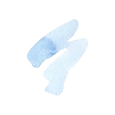 Soyut suluboya kağıdı sıçrama şekilleri çizim izole. Resimde aquarelle arka planı için.