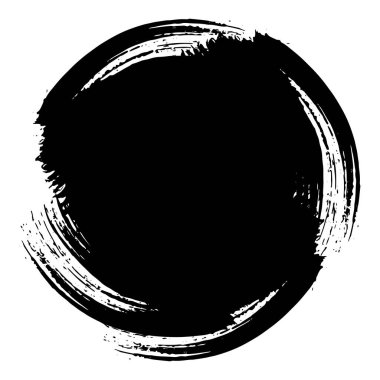 Vektör Soyut siyah fırça kıvırcık. Siyah ve beyaz oyulmuş mürekkep sanatı. Yalıtılmış fırça sıçrama sıcağa sıçrama sıyrık elemanı.