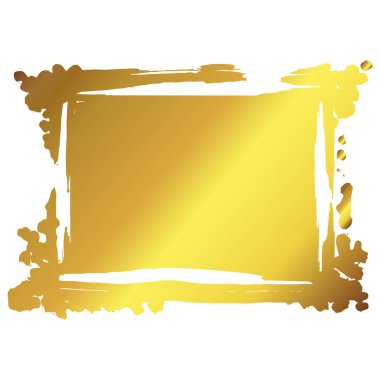 Altın vektör sanat çerçevesi. Dekorasyon sınır arka plan. Vintage deco lüks kart etiketi illüstrasyon şablonu.