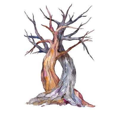 Parmak izi düğün arayışı kitap Suluboya arka plan illüstrasyon seti. İzole düğün illüstrasyon öğesi.