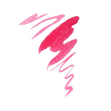 Soyut suluboya kağıdı sıçrama şekilleri çizim izole. Resimde aquarelle arka planı için.